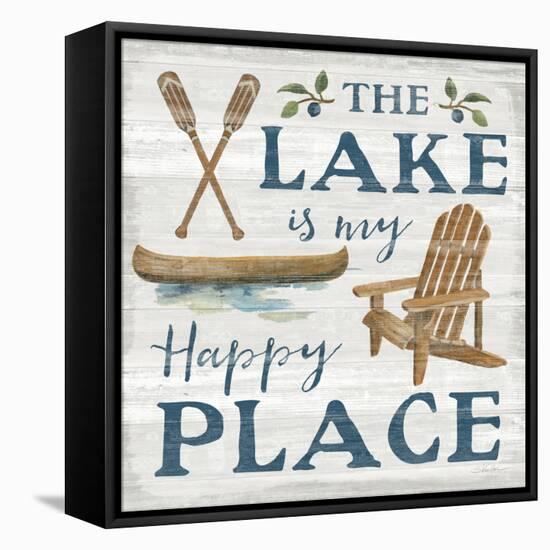 Lakeside Retreat IX Canoe-Silvia Vassileva-Framed Stretched Canvas