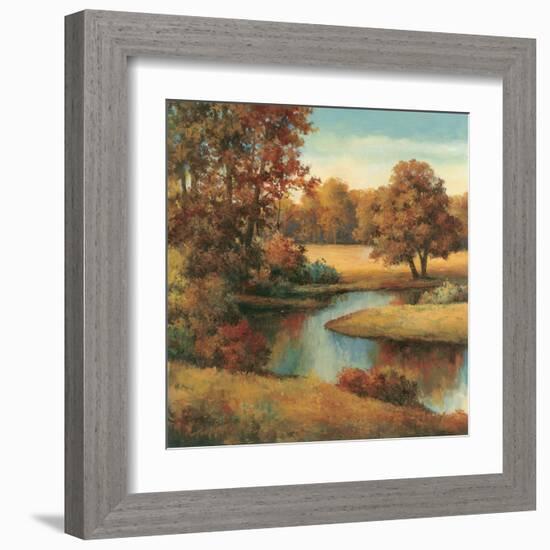 Lakeside Serenity I-TC Chiu-Framed Art Print