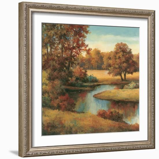 Lakeside Serenity I-TC Chiu-Framed Art Print