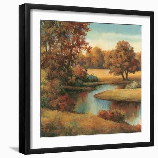 Lakeside Serenity I-TC Chiu-Framed Art Print