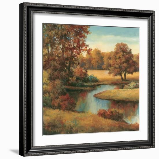 Lakeside Serenity I-TC Chiu-Framed Art Print