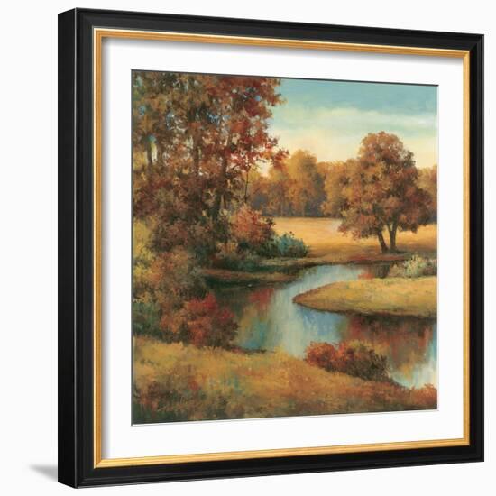 Lakeside Serenity I-TC Chiu-Framed Art Print