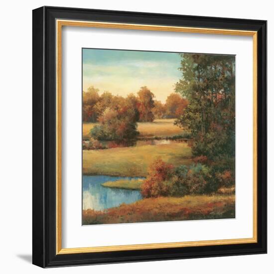 Lakeside Serenity II-TC Chiu-Framed Art Print