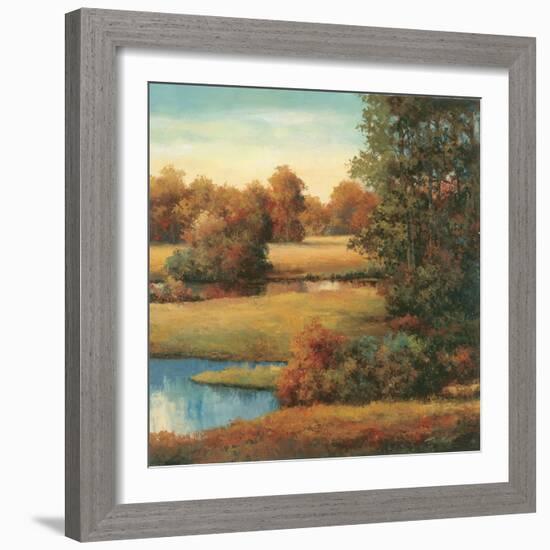 Lakeside Serenity II-TC Chiu-Framed Art Print