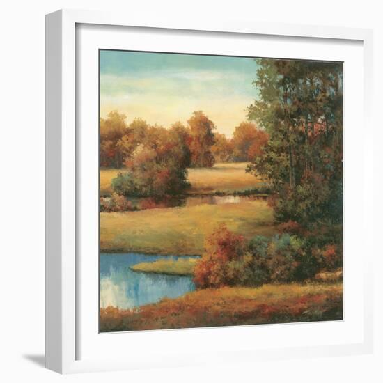 Lakeside Serenity II-TC Chiu-Framed Art Print