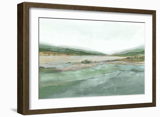 Lakeside Serenity-Ian C-Framed Art Print