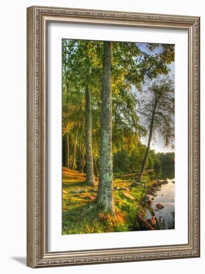 Lakeside Vertical-Robert Goldwitz-Framed Photographic Print