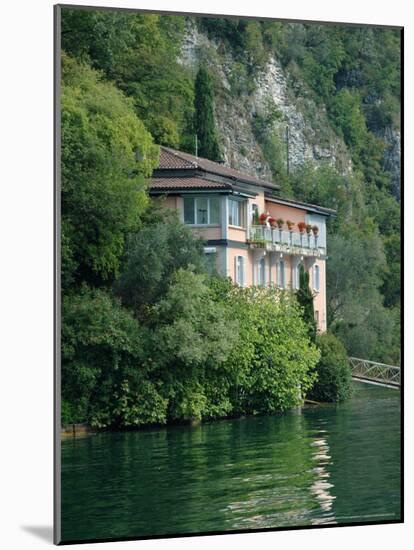 Lakeside Villa, Lake Lugano, Lugano, Switzerland-Lisa S. Engelbrecht-Mounted Photographic Print