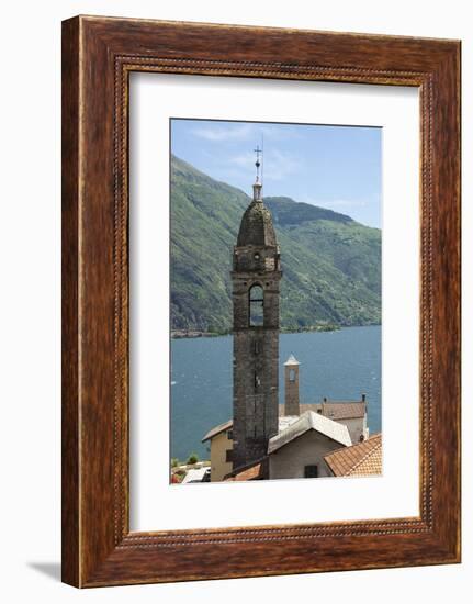 Lakeside Village, Lake Como, Italian Lakes, Lombardy, Italy, Europe-James Emmerson-Framed Photographic Print