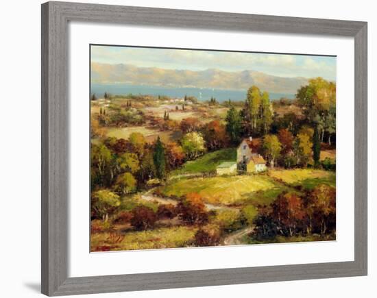 Lakeside Village-S^ Hinus-Framed Art Print