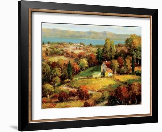 Lakeside Village-S. Hinus-Framed Art Print