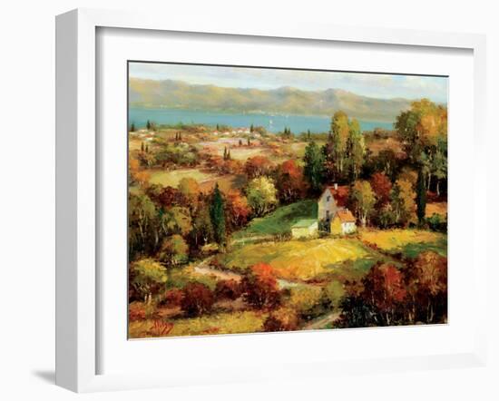 Lakeside Village-S. Hinus-Framed Art Print