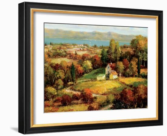 Lakeside Village-S. Hinus-Framed Art Print