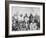 Lakota Indian Chiefs who Met General Miles to End Indian War Photograph - Pine Ridge, SD-Lantern Press-Framed Art Print