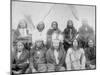 Lakota Indian Chiefs who Met General Miles to End Indian War Photograph - Pine Ridge, SD-Lantern Press-Mounted Art Print