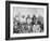 Lakota Indian Chiefs who Met General Miles to End Indian War Photograph - Pine Ridge, SD-Lantern Press-Framed Art Print