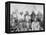 Lakota Indian Chiefs who Met General Miles to End Indian War Photograph - Pine Ridge, SD-Lantern Press-Framed Stretched Canvas