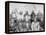 Lakota Indian Chiefs who Met General Miles to End Indian War Photograph - Pine Ridge, SD-Lantern Press-Framed Stretched Canvas