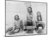 Lakota Indian Teenagers in Western Dress Photograph - Pine Ridge, SD-Lantern Press-Mounted Art Print