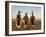 Lakota Indians in the Badlands of South Dakota, USA-Christian Heeb-Framed Photographic Print