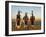 Lakota Indians in the Badlands of South Dakota, USA-Christian Heeb-Framed Photographic Print