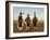 Lakota Indians in the Badlands of South Dakota, USA-Christian Heeb-Framed Photographic Print