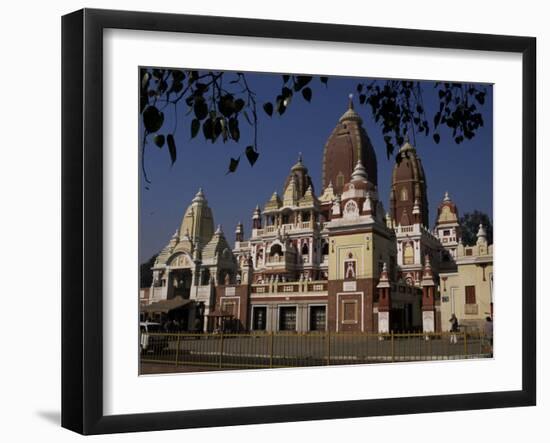 Lakshimi Narayan Temple, Dedicated to the Hindu Goddess of Wealth, Delhi, India-Robert Harding-Framed Photographic Print
