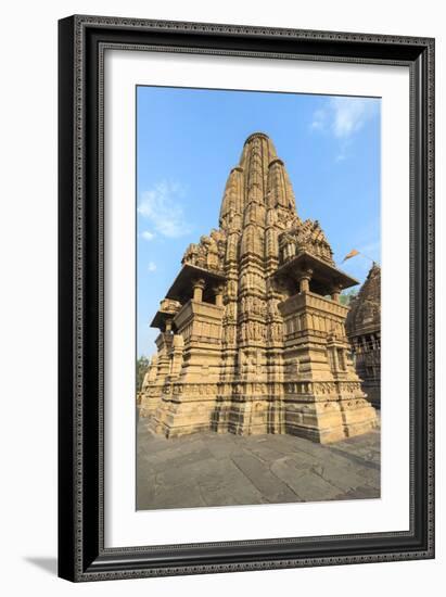 Lakshmana Temple, Khajuraho Group of Monuments, Madhya Pradesh state, India-G&M Therin-Weise-Framed Photographic Print