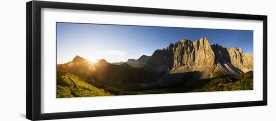 Laliderer Rock Face in the Karwendel-Ralf Gerard-Framed Photographic Print