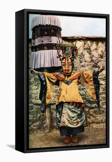 Lama Dance, Tibet, C1924-Edmund Candler-Framed Premier Image Canvas