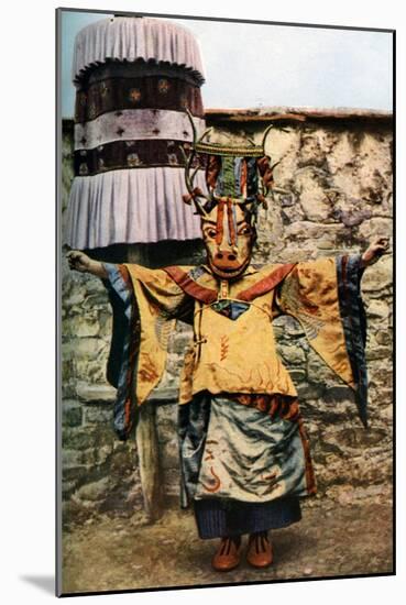 Lama Dance, Tibet, C1924-Edmund Candler-Mounted Giclee Print