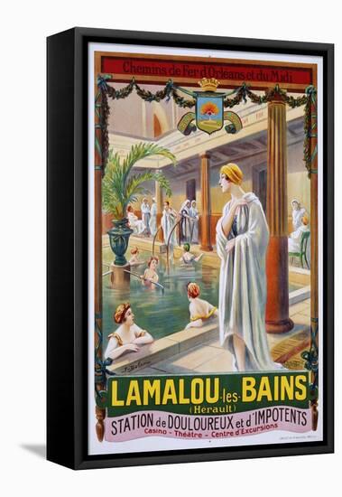 Lamalou Les Bains-Jose Belon-Framed Premier Image Canvas