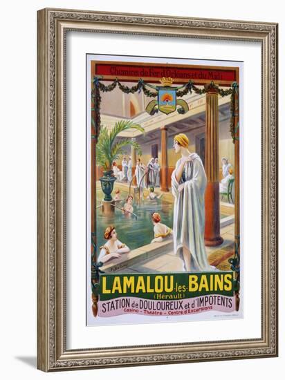 Lamalou Les Bains-Jose Belon-Framed Giclee Print