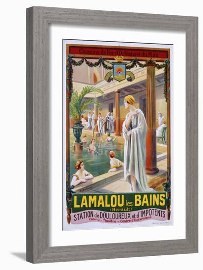 Lamalou Les Bains-Jose Belon-Framed Giclee Print