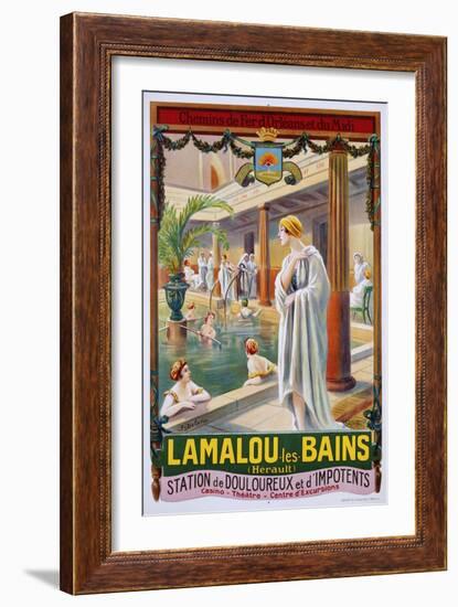 Lamalou Les Bains-Jose Belon-Framed Giclee Print