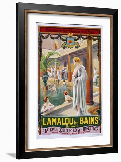 Lamalou Les Bains-Jose Belon-Framed Giclee Print