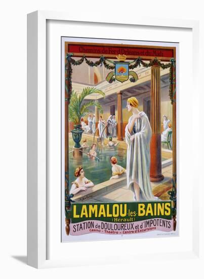 Lamalou Les Bains-Jose Belon-Framed Giclee Print