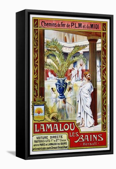 Lamalou Les Bains-A. Trinquier-Trianon-Framed Premier Image Canvas