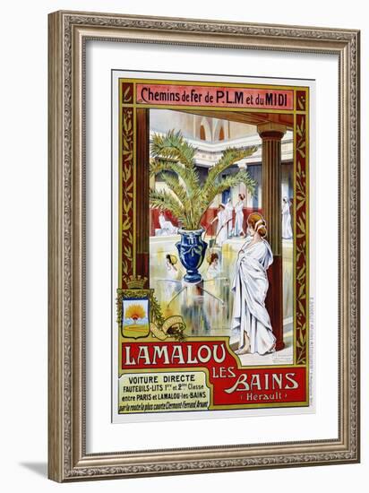 Lamalou Les Bains-A. Trinquier-Trianon-Framed Giclee Print