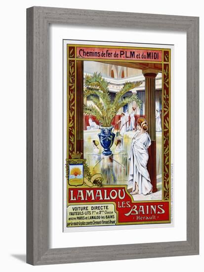 Lamalou Les Bains-A. Trinquier-Trianon-Framed Giclee Print