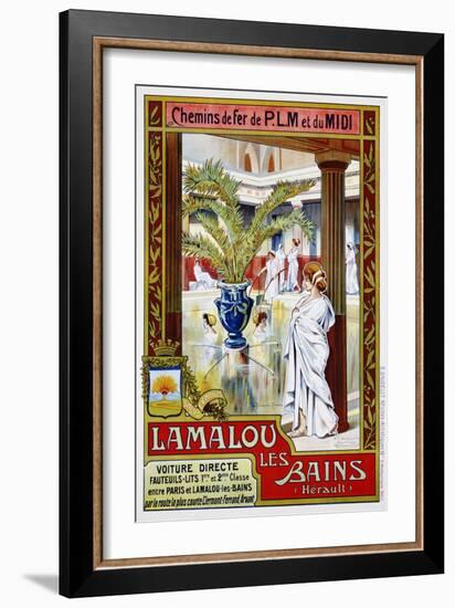 Lamalou Les Bains-A. Trinquier-Trianon-Framed Giclee Print