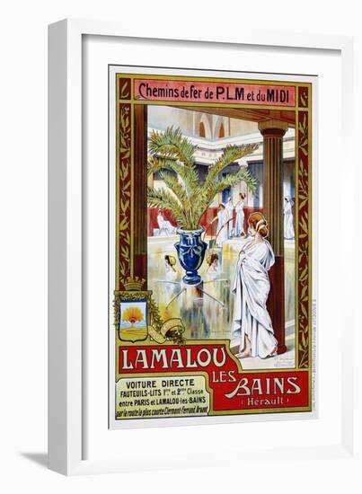 Lamalou Les Bains-A. Trinquier-Trianon-Framed Giclee Print