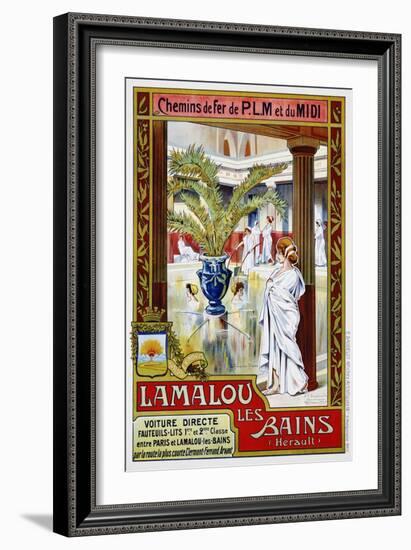Lamalou Les Bains-A. Trinquier-Trianon-Framed Giclee Print