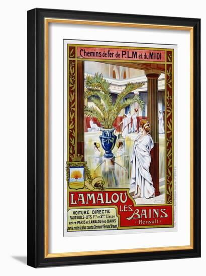 Lamalou Les Bains-A. Trinquier-Trianon-Framed Giclee Print