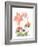 Lamb and Flowers-Niya Christine-Framed Art Print