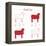 Lamb Cuts-ONiONAstudio-Framed Stretched Canvas