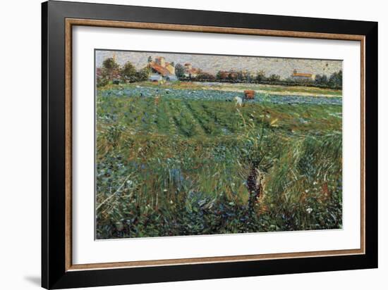 Lambard Landscape-Umberto Boccioni-Framed Giclee Print