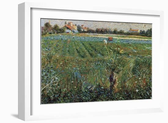 Lambard Landscape-Umberto Boccioni-Framed Giclee Print