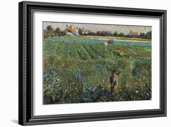 Lambard Landscape-Umberto Boccioni-Framed Giclee Print