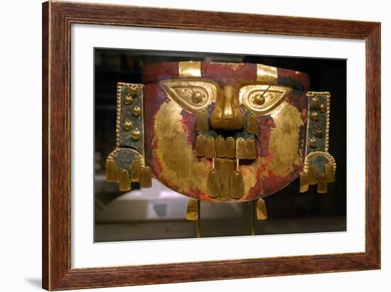 Lambayeque Gold Funerary Mask-null-Framed Photographic Print